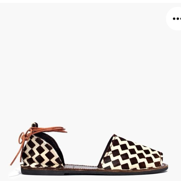 Brother Vellies Shoes - Brother Vellies Congo Flat in Brown / White Check